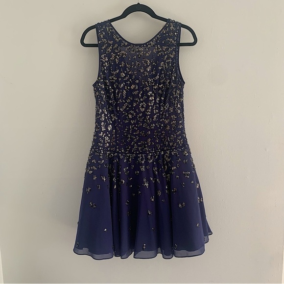 Rebecca Taylor beaded evening party dress - Picture 2 of 13